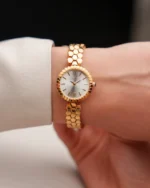 ⁦ساعة الخلية النسائية بلون الذهبي | LAS013L⁩ - الصورة ⁦2⁩