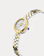 ⁦ساعة الخلية النسائية بلون الذهبي والفضي | LAS013L⁩ - الصورة ⁦5⁩