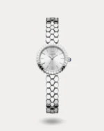 ساعة الخلية النسائية بلون الفضي | LAS013L