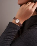 ⁦ساعة خلود من ستيل بلون روزجولد | LOS007L⁩ - الصورة ⁦2⁩