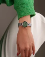 ⁦ساعة خلود من ستيل بلون فضي | LOS007L⁩ - الصورة ⁦3⁩