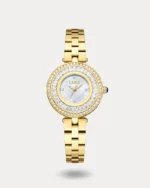 ساعة منار من الاستيل بلون ذهبي | LOS009L