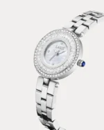 ⁦ساعة منار من الاستيل بلون فضي | LOS009L⁩ - الصورة ⁦5⁩