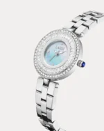 ⁦ساعة منار من الاستيل بلون فضي | LOS009L⁩ - الصورة ⁦5⁩