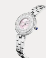 ⁦ساعة منار من الاستيل بلون فضي | LOS009L⁩ - الصورة ⁦5⁩