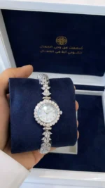 ساعة سهرة نسائية باللون الفضي | BL073SWMarble