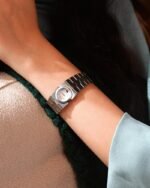 ⁦ساعة نسائية بسير ستيل بلون فضي | ZAS698F⁩ - الصورة ⁦2⁩