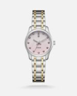 ساعة نسائية بتصميم وحجم مثالي بلون ذهبي وفضي | ZAS753F