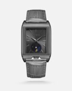 ساعة رجالية تجمع معاني الأناقة بسير جلد بلون رمادي | ZAL245M