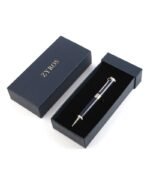 ⁦قلم رجالي كلاسيك بلون أزرق و فضي | ZTP038M⁩ - الصورة ⁦3⁩