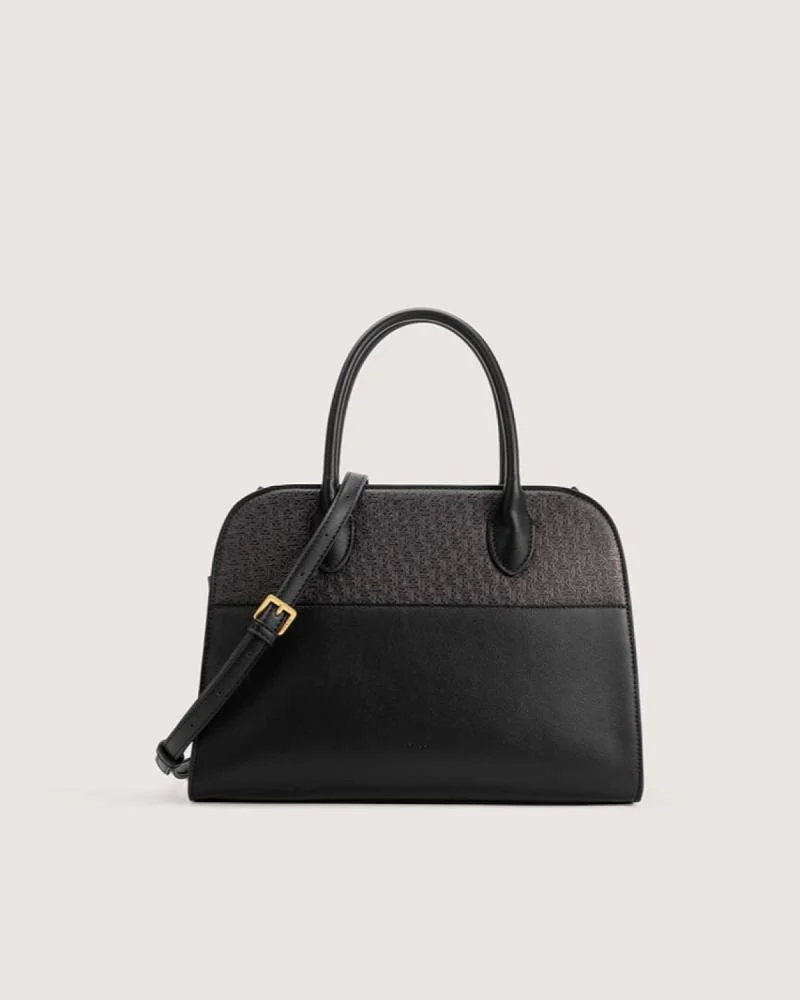 شنطة نسائية بحجم واسع بلون أسود | ZLH1267F