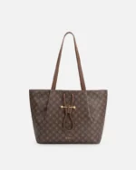 شنطة نسائية واسعة بلون بني منقوش | ZLS039W