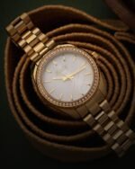 ساعة نسائيه بسير من الستيل باللون الذهبي | ZOS036L