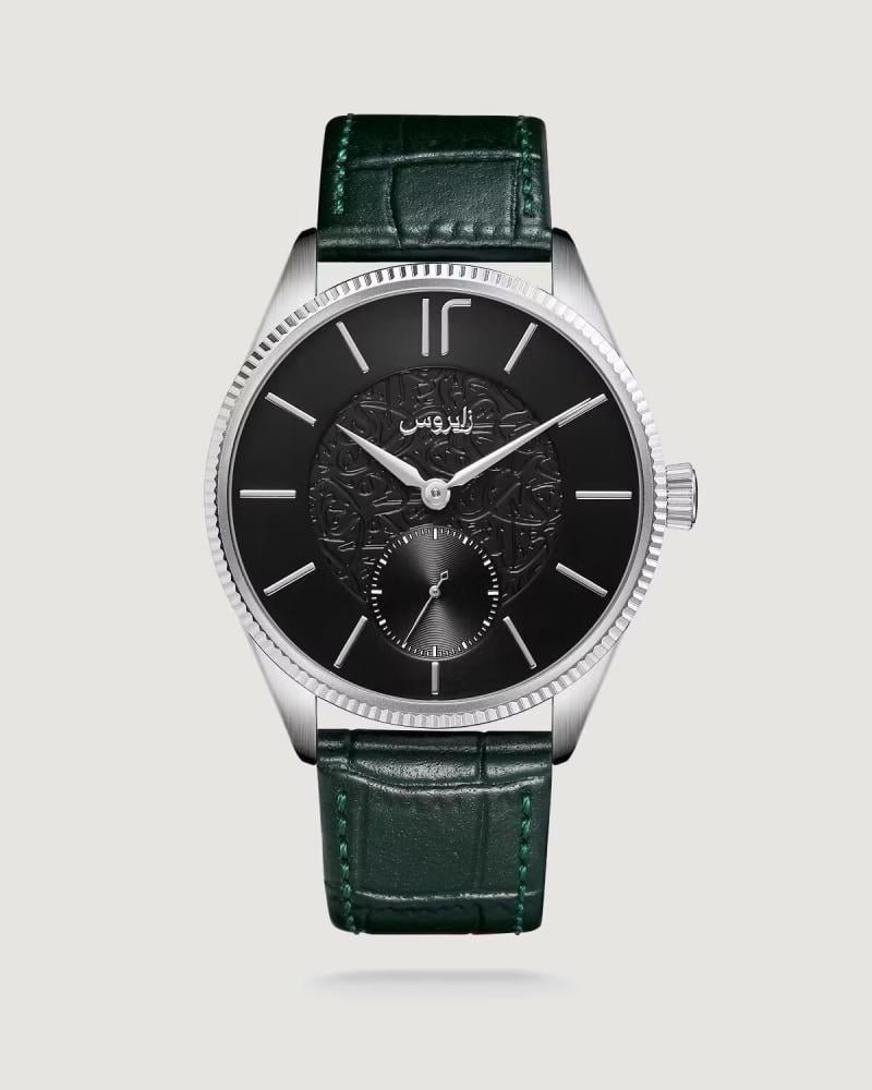 ساعة رجالية كلاسيك بلون أخضر | ZAL221M