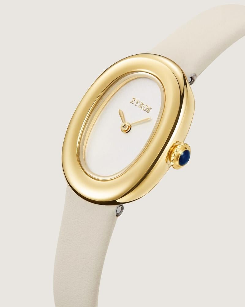 Alternative view of ساعة نسائية بسير جلد باللون البيج | ZAL250W