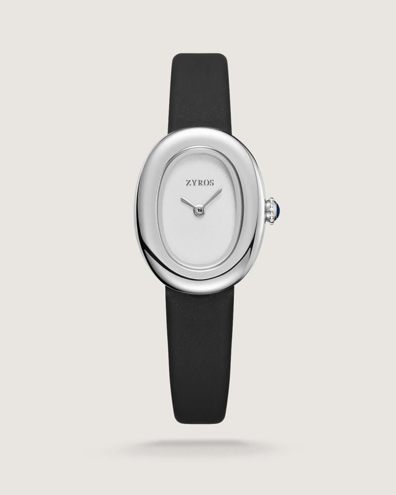 ساعة نسائية بسير جلد باللون الأسود | ZAL250W