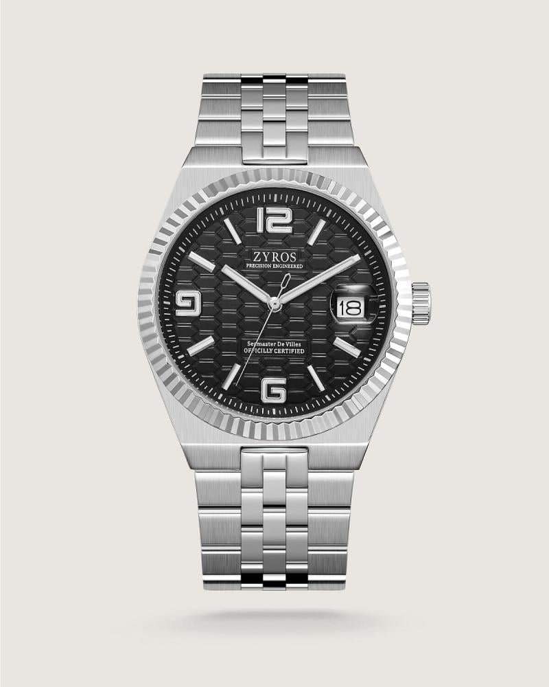 ساعة رجالية ستيل بلون فضي | ZAS816M