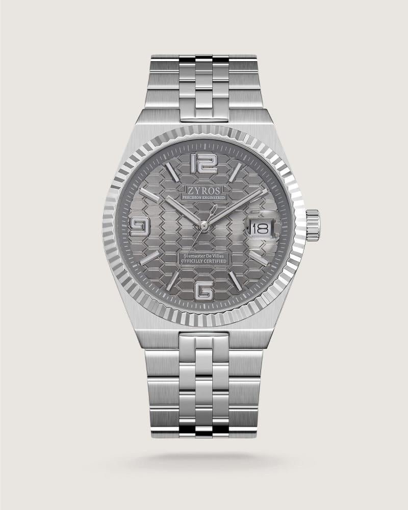 ساعة رجالية ستيل بلون فضي | ZAS816M