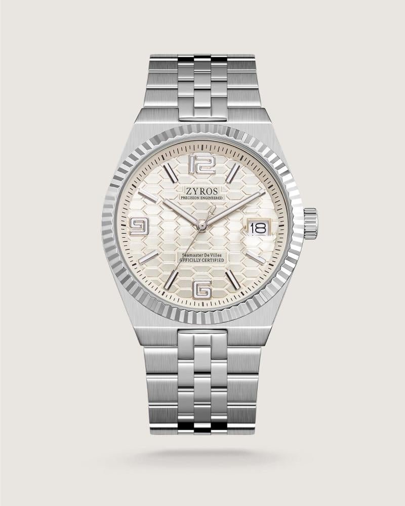 ساعة رجالية ستيل بلون فضي | ZAS816M