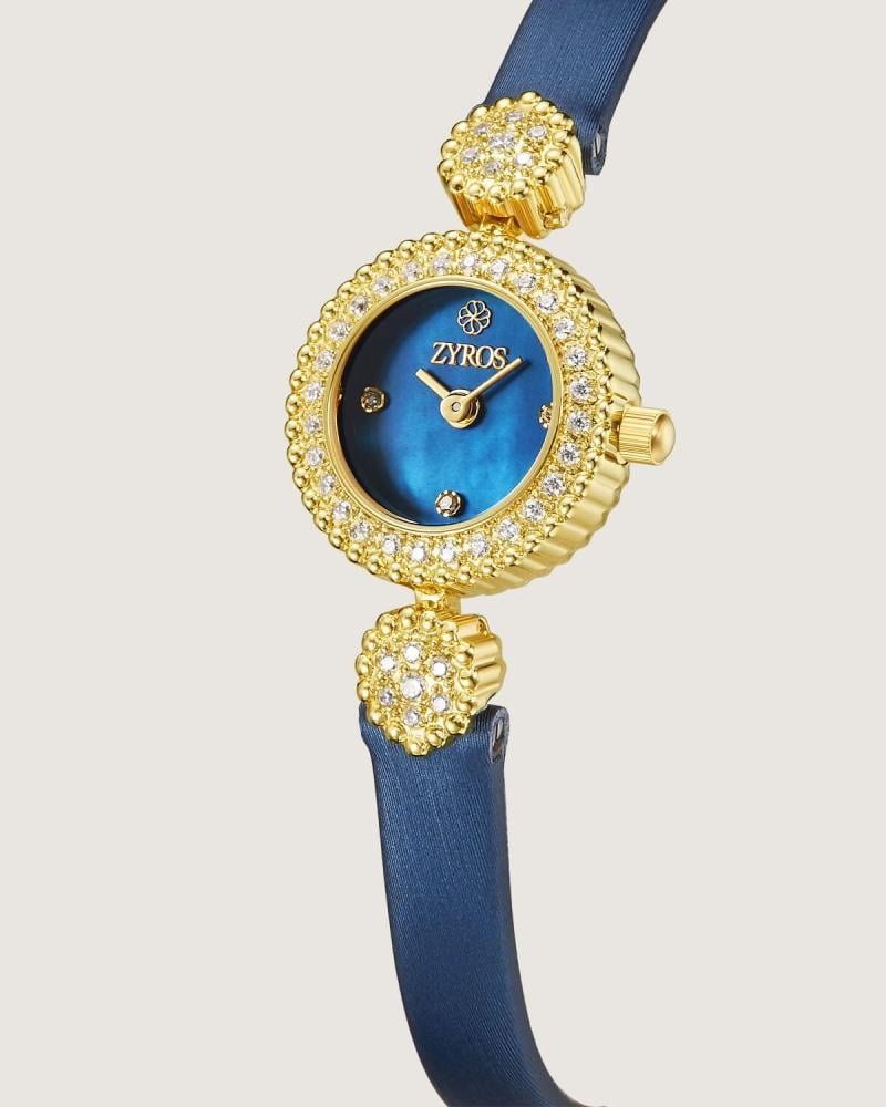 Alternative view of ساعة نسائية بسير جلد باللون الأزرق | ZOL012F