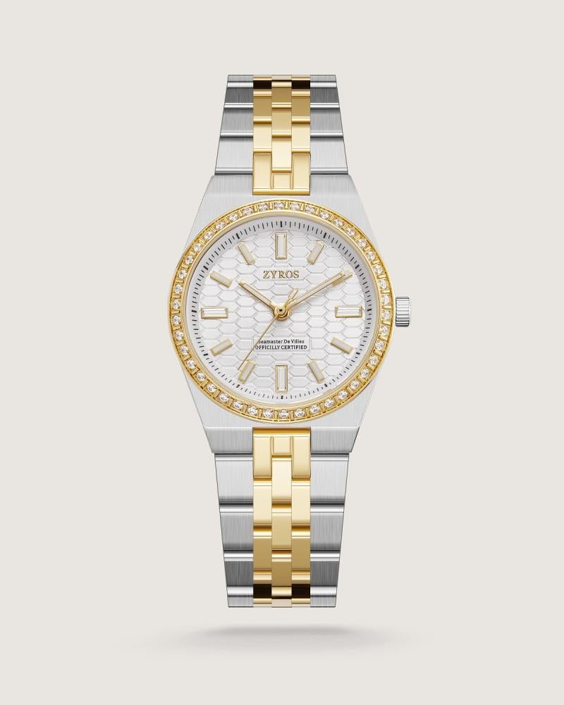 ساعة نسائية ستيل بلون ذهبي وفضي | ZOS375W