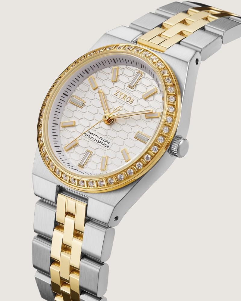 Alternative view of ساعة نسائية ستيل بلون ذهبي وفضي | ZOS375W