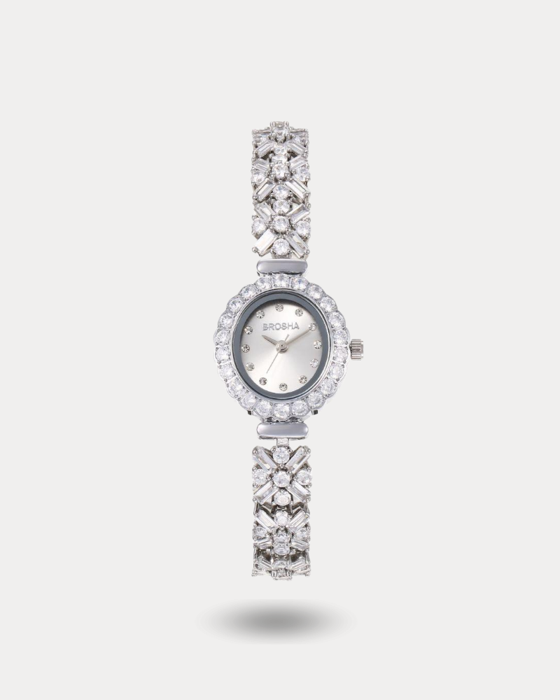ساعة نسائية سهرة باللون الفضي | BL078SW