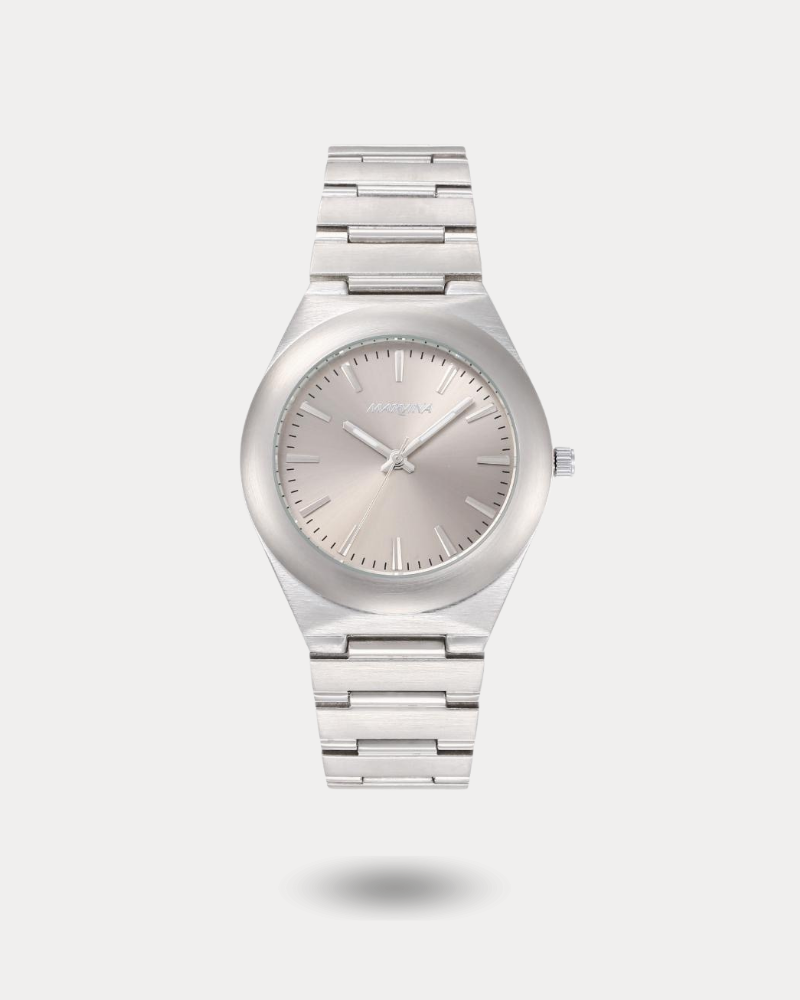 ساعة رجالية ستيل باللون الفضي | MM010SS