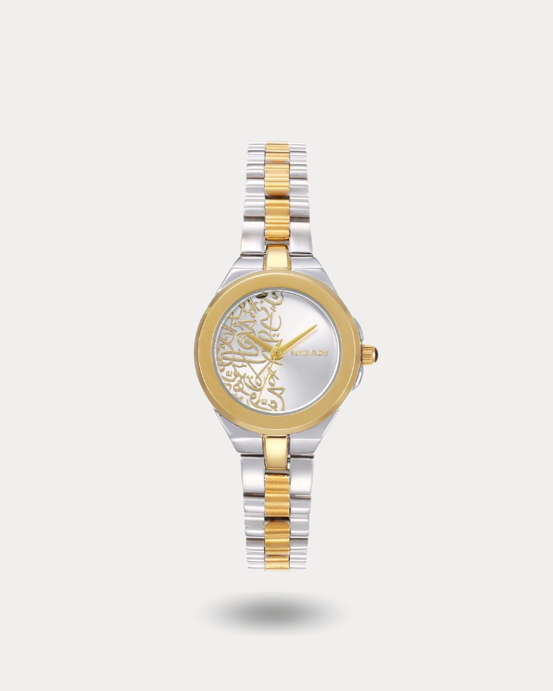 SL3009MGW ساعة نسائية ستيل باللون الفضي والذهبي | SL3009MGW - الصورة 1