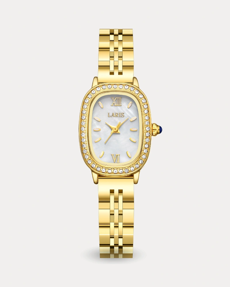 ساعة مريم النسائية باللون الذهبي | LOS014L