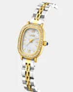 ⁦ساعة مريم النسائية بلون فضي وذهبي | LOS014L⁩ - الصورة ⁦2⁩