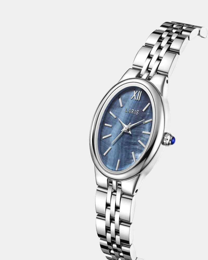 Alternative view of ساعة ترف النسائية باللون الفضي | LAS017L