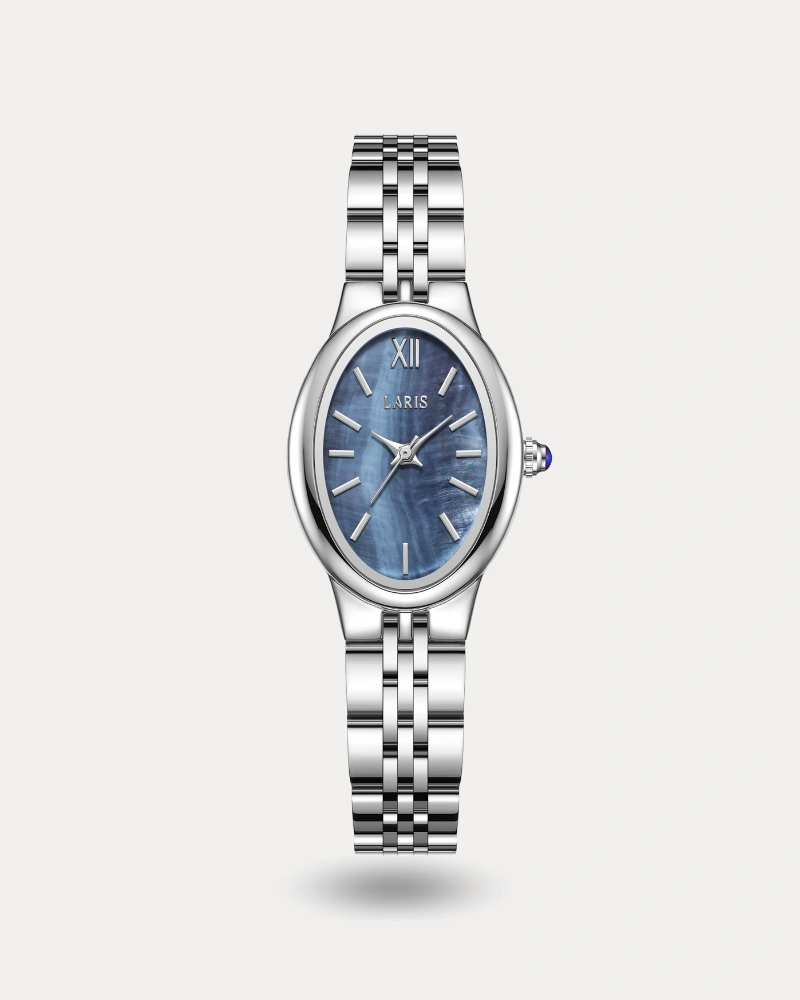 ساعة ترف النسائية باللون الفضي | LAS017L