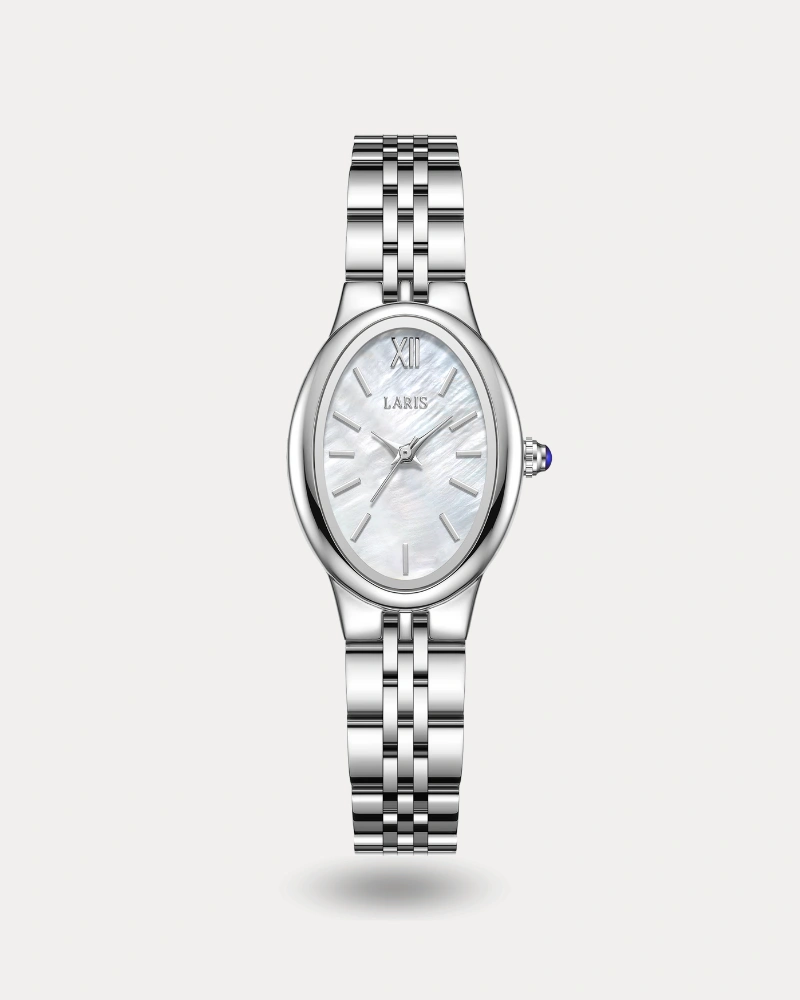 ساعة ترف النسائية باللون الفضي | LAS017L