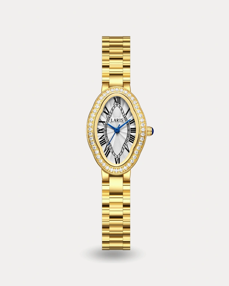 ساعة شيخة النسائية باللون الذهبي | LOS010L