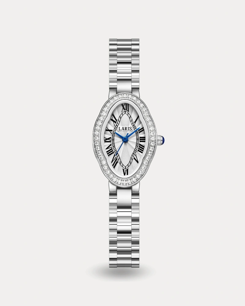 ساعة شيخة النسائية باللون الفضي | LOS010L