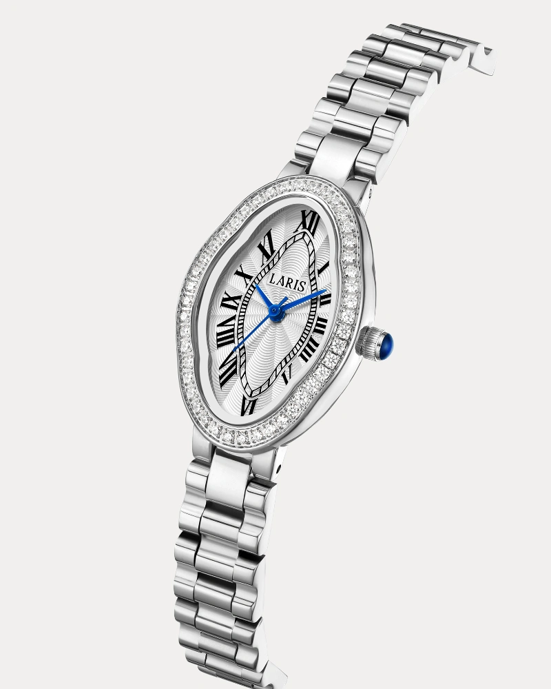 Alternative view of ساعة شيخة النسائية باللون الفضي | LOS010L