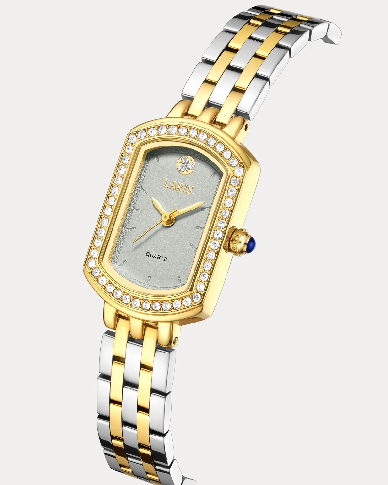 Alternative view of ساعة ليان النسائية بلون فضي وذهبي | LOS011L