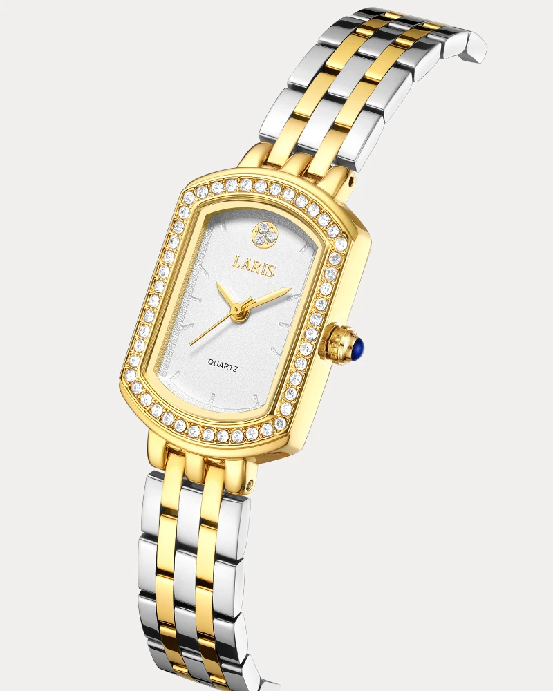 Alternative view of ساعة ليان النسائية بلون فضي وذهبي | LOS011L