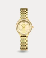 ساعة رونق النسائية باللون الذهبي | LOS012L