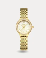 ساعة رونق النسائية باللون الذهبي | LOS012L