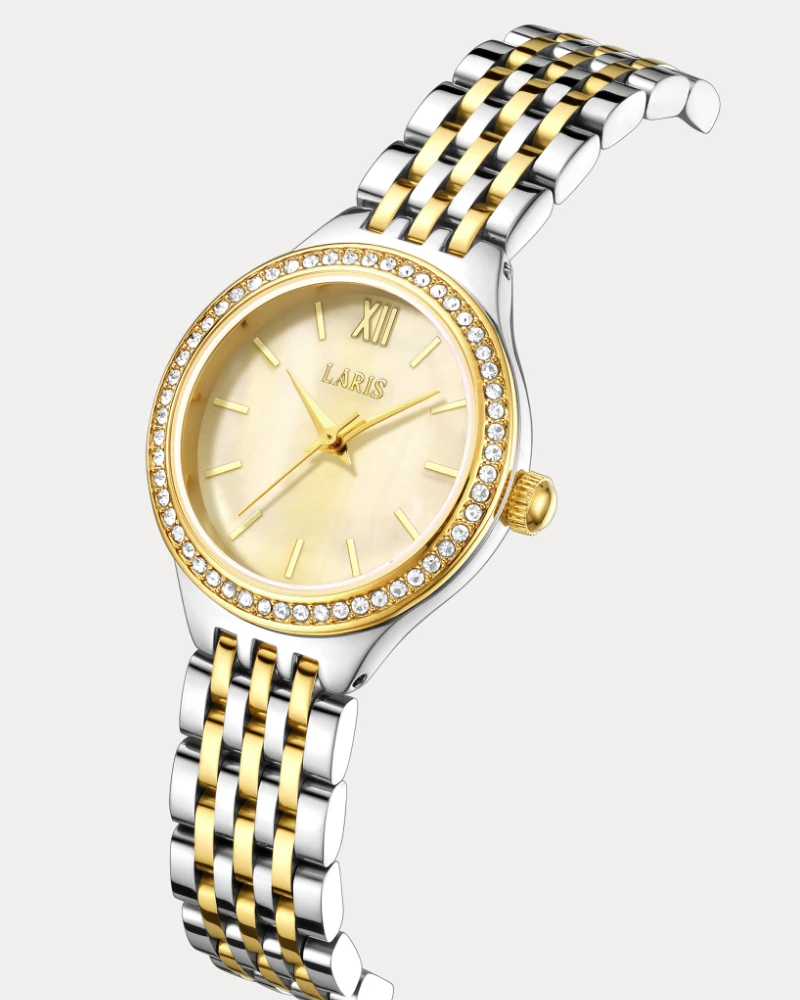 Alternative view of ساعة رونق النسائية بلون فضي وذهبي | LOS012L