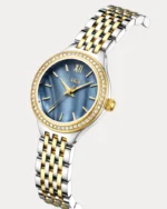 ⁦ساعة رونق النسائية بلون فضي وذهبي | LOS012L⁩ - الصورة ⁦2⁩