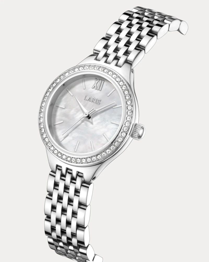 Alternative view of ساعة رونق النسائية باللون الفضي | LOS012L