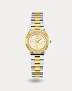 ساعة ريفال النسائية بلون فضي وذهبي | LOS013L