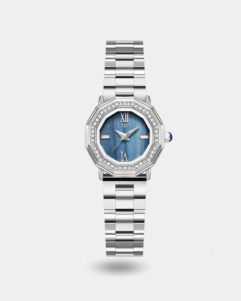 ساعة ريفال النسائية باللون الفضي | LOS013L