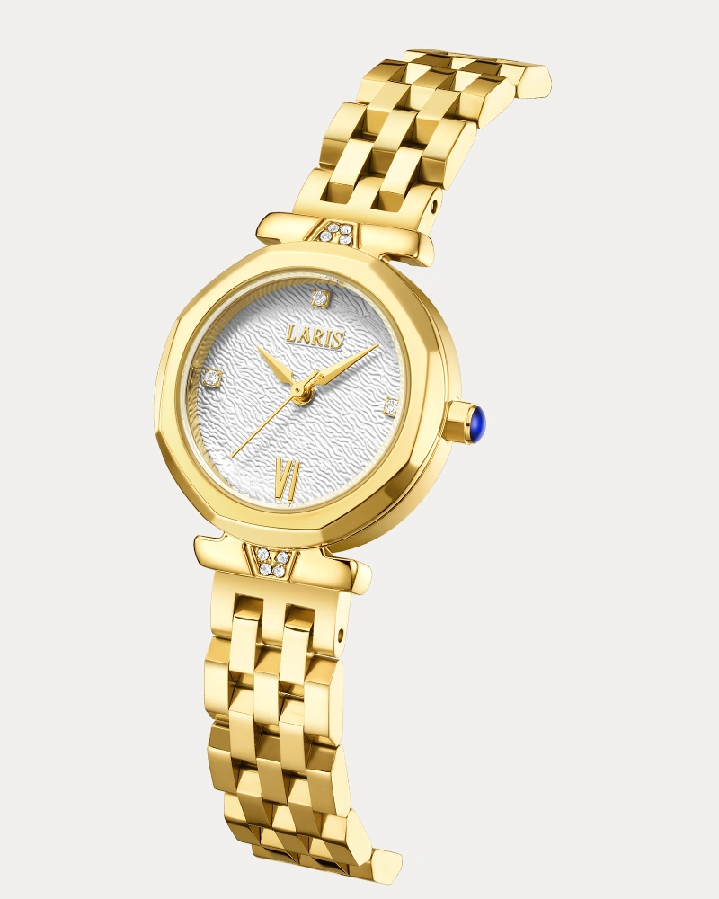 Alternative view of ساعة ميساء النسائية باللون الذهبي | LOS015L