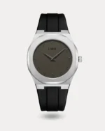 ساعة هيثم الرجالية ربل باللون الأسود | LSR001M