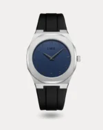 ساعة هيثم الرجالية ربل باللون الأسود | LSR001M