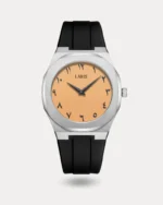 ساعة هيثم الرجالية ربل باللون الأسود | LSR001M